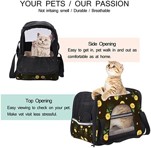Уникатна Торба За Носење Миленичиња Со Шема На Сончогледи, Ранец Одобрен Од Авиокомпанијата, Пренослива Торба За Дишење За Мали