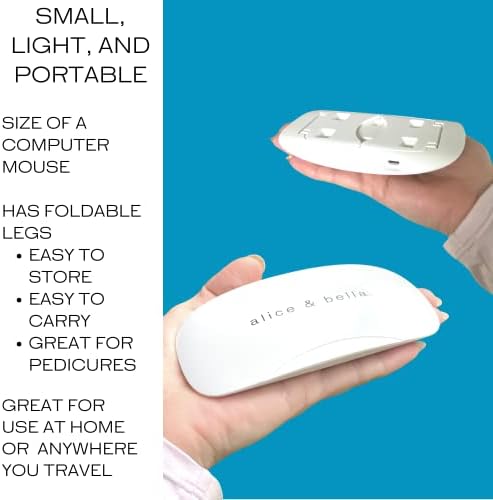 УВ Ламба ЗА Лекување На Гел За Нокти Од Алиса &засилувач; Бела-Излечете Го Секој Производ За Гел За Нокти-Горниот Слој, Гел