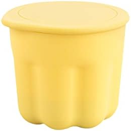 Kankow жолто сликарско мијалник за миење садови, преносна чистачка за четка за сликање, 5-дупки за сликање четка за сушење на