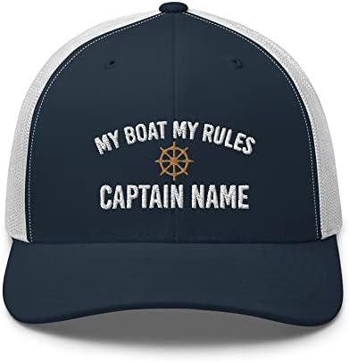 Персонализиран Капетан Везена Капа За Камионџија, Смешно Капаче За Морнарски Морнар