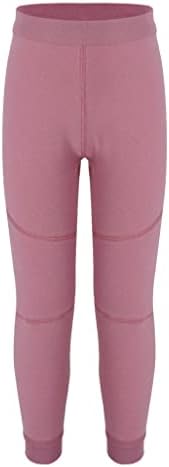 Лудгао Деца Девојки Термални Панталони Компресија Панталони Обложени Со Руно Атлетска Гимнастика Јога Хеланки