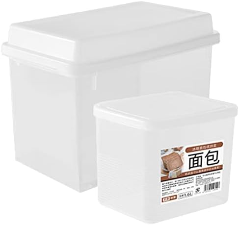Контејнер за Закуска кабилок 2 парчиња Кутија За Леб Контејнер За Складирање Леб Пластична Кутија За Чувари На Корпа За Сирење