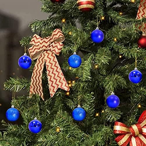 Божиќни украси за топка за Божиќни украси, распрскувана пластична топка присутна за Божиќни дрвја, фестивал, домашна забава