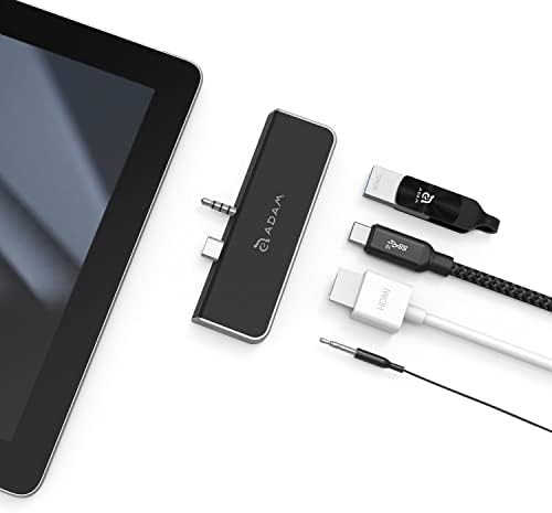 Адам елементи CASA Hub S4 За Microsoft Surface Go-4-во-1 Компактен USB Тип-C Мултипорт Центар-Брзо 40w USB-C Pd Полнење-Пренос