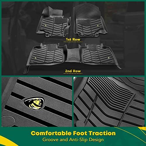 YHTAUTO All Weather Automotive Floor Mats Replacement for 2020-2023 Mercedes-Benz GLE-Class-GLE350, GLE450, GLE580, GLE43 AMG,