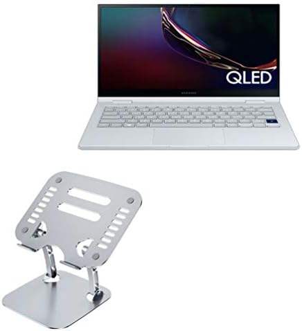 Штанд со боксер и монтирање за Samsung Galaxy Book Flex Alpha - Извршен versaview лаптоп штанд, ергономски прилагодлив металик