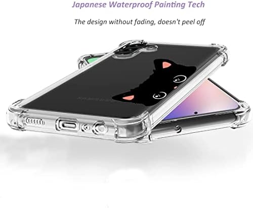 Ftonglogy За Samsung Galaxy A54 5G Случај: Јасен Симпатичен Цвет Цветни Дизајн За Девојчиња Тенок Фит Воздушен Тампон Мек Tpu