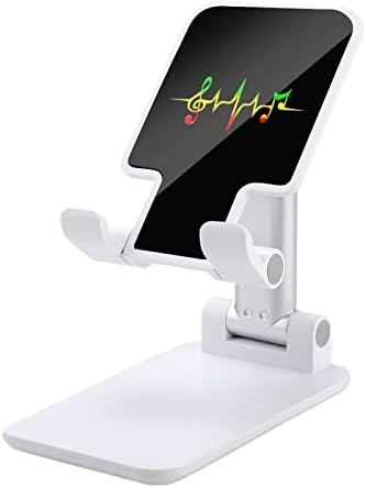 Реге музички пулс срцев мобилен телефон Стенд за биро за преклопување на висината на држачот на телефонот прилагодлив цврст