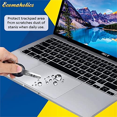 Ecomaholics Trackpad Заштитник За Acer Спин 3 14 Инчен Лаптоп Допир Рампа Капак Со Јасна Мат Финиш Анти-Гребење Анти-Вода Touchpad