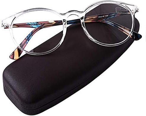 Доовиќ Италија Дизајн Мода Очила За Читање За Жени Мажи Стилски Јасни Рамки Читатели Со Случај +1.75 Сила