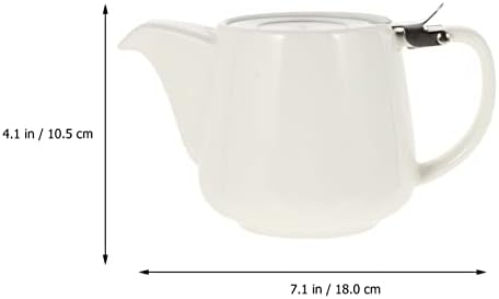 Анголички керамички чајник со центриран инфузер чај од порцелански чај гроздобер вода стомна кафе сад масло шише шише Диспензерот