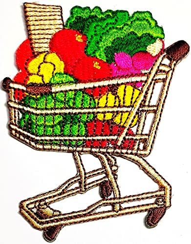 Hho Patch Fruits зеленчук Ironелезо на закрпи супермаркети цртани филмови Апликации извезени налепници за маици фармерки ранец
