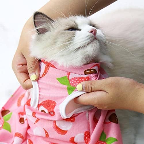 Облека за стерилизација на мачки Saxtzds, облека од четири сезони, облека за миленичиња по операција, наметка за медицинска