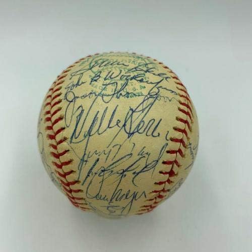 Прекрасен тим од Детроит Тигерс од 1976 година потпиша бејзбол 33 сигзи со ЈСА Коа - Автограмирани бејзбол
