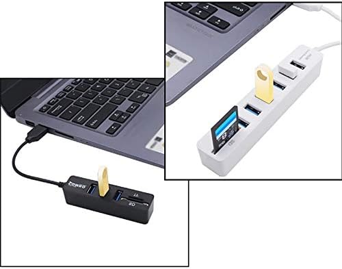 MBBJM USB Центар 2.0 Мулти USB 2.0 ЦЕНТАР USB Сплитер Со Голема Брзина 6 Usb Картичка ЧИТАЧ USB Екстендер ЗА КОМПЈУТЕР ЛАПТОП