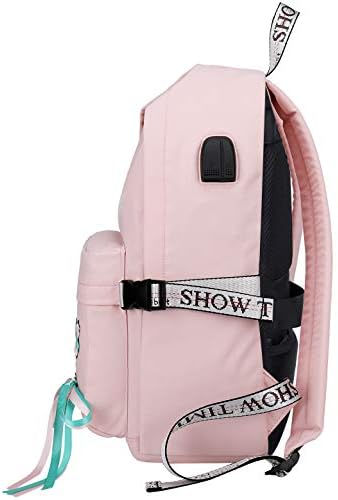 Mairle 17,3 инчи обичен лаптоп ранец против кражба на училишни чанти од училишна лента со лента за украси училишна торба со