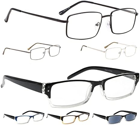ЛУР 3 Пакувања Метални Очила За Читање + 4 Пакувања Класични Очила За Читање