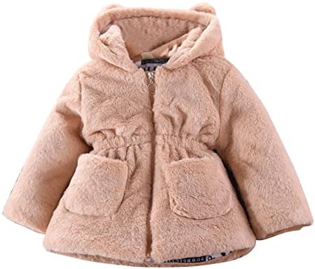 Јакна од надворешна облека дете топло ветерно зимско руно палто бебе девојки дуксери задебелни девојки 4 девојки зимски палто