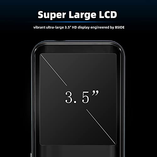 Maxrieny Digital Multimeter, LCD во боја со паметен режим, 3 резултати приказ 9999 брои автоматски опсег на џеб во волтметар