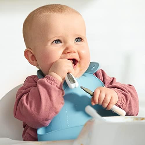 Numnum силиконски биб за бебиња и мали деца | Водоотпорен, мек, БПА бесплатно силикон од одделение за храна