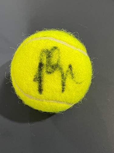 Пит Сампрас потпиша автограмирана тениска топка ретка шампионска легенда COA C