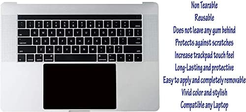 Екомахоличари Премиум Заштитник На Подлогата За Apple Macbook Air 13 13,3 инчен Лаптоп, Црн Капак На Подлогата За Допир Анти