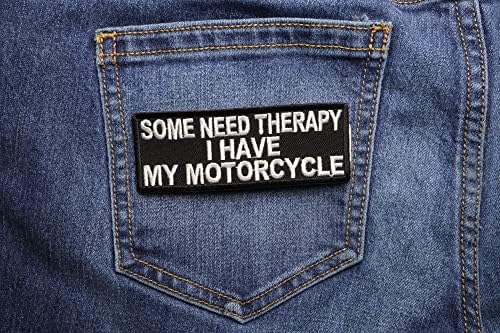 Некои Имаат Потреба Од Терапија Имам Мојот Мотоцикл Лепенка-4х1, 5 инчен - Моторџија Велејќи Закрпи