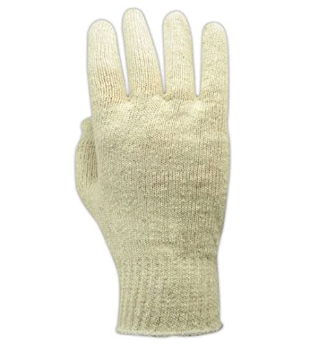Magid Knitmaster T133 Памук/полиестерска ракавица, плетена манжетна на зглобот, должина од 8,5 , жени