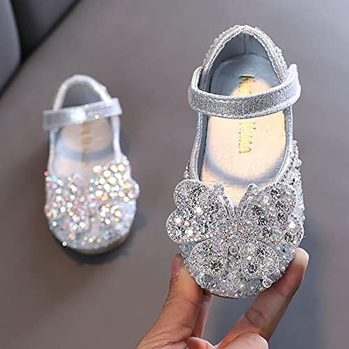 Детски чевли бисери ригистони кои сјаат деца принцези чевли бебе девојчиња чевли за забава девојка сандала