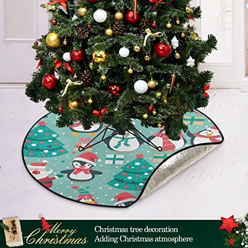 Ј oyојсј Божиќ Дедо Мраз Денот на Денот на благодарноста штанд Мат водоотпорен подот за заштита од дрвја за дрвја за украси