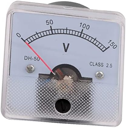 X-gree dh50 класа 2.5 точност DC 0-150V аналоген панел мерач на волтметарски мерач на волтметар (DH50 CLase 2.5 Precisión DC