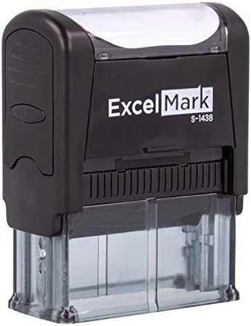 Екселмарк скениран печат - Само мастило - Црвено мастило - Се одликува со двојно еднострано подлога за мастило Екселмарк за