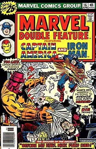 Марвел Двојна Функција 16 ВФ ; марвел стрип | Капетан Америка Железен Човек