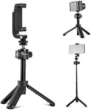 PGYTECH Продолжение Пол Трипод за камери без огледала, мини селфи стап преносен пат за патување во веб -камера, монтажа на мали