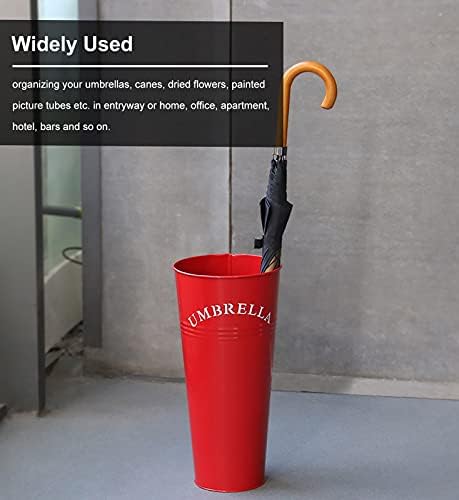 Fizdi Metal Simplicitytic чадор корпа стојат високи држач за доказ за складирање на 'рѓа за домашна канцеларија чадор решетката/црвена/47